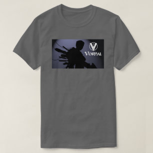 Camiseta Historieta de Vorpal TShirt: Silhouette azul