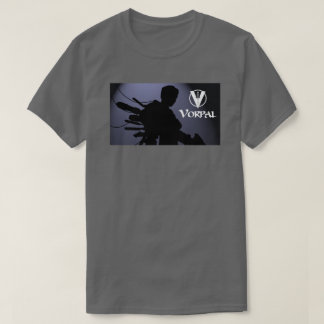Camiseta Historieta de Vorpal TShirt: Silhouette azul