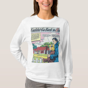 Camiseta Historieta romántica vintage de los años 1950