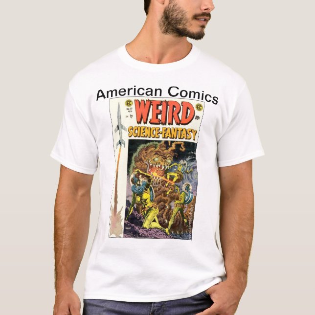 Camiseta Historietas de Estados Unidos (Anverso)