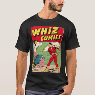 Camiseta Historietas de Whiz 2 Primera Aparición de Shazam
