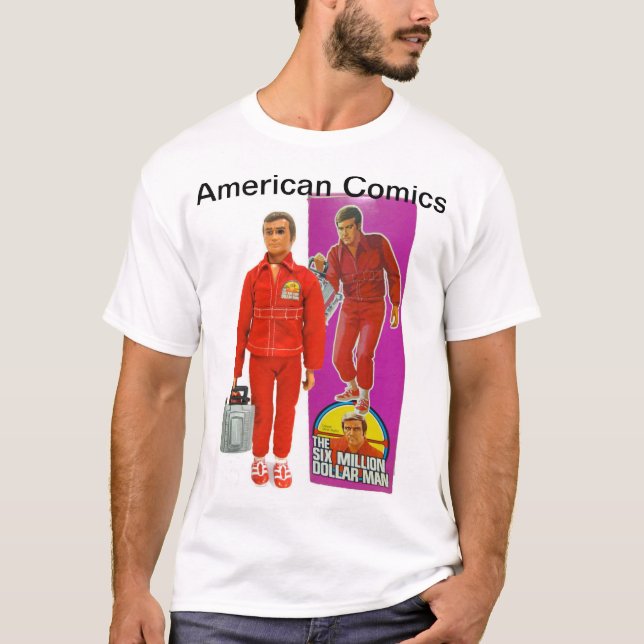 Camiseta Historietas estadounidenses (Anverso)