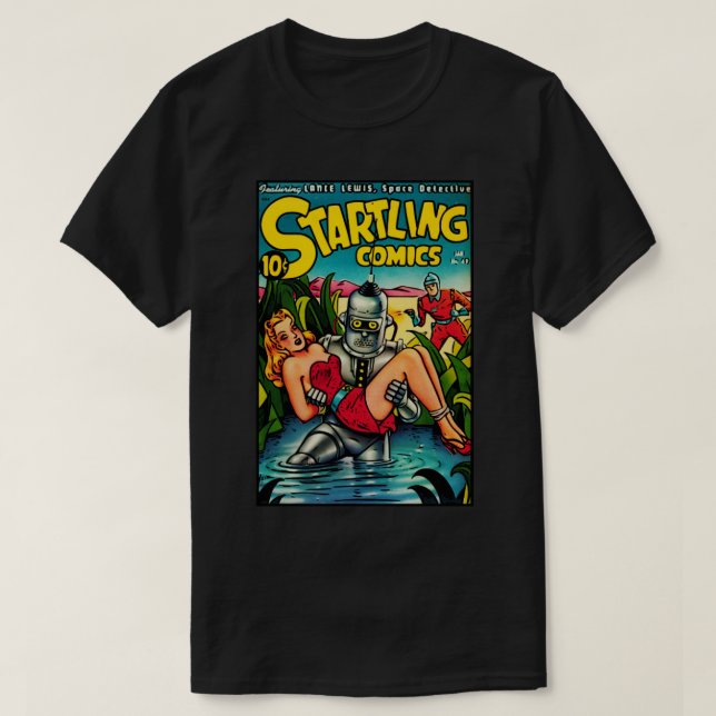 Camiseta Historietas sorprendentes (Diseño del anverso)