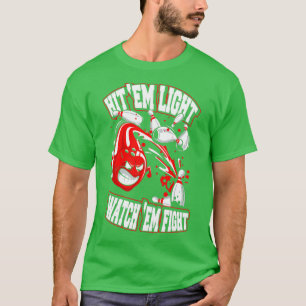 Camiseta Hit Em Light Funny Bowling T