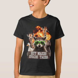 Camiseta Hit Maxes Evade Impuestos Graciosos Gimnasio Bodyb