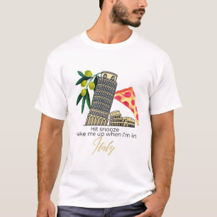 Camiseta Hit Snooze - Despiértame cuando esté en la camiset