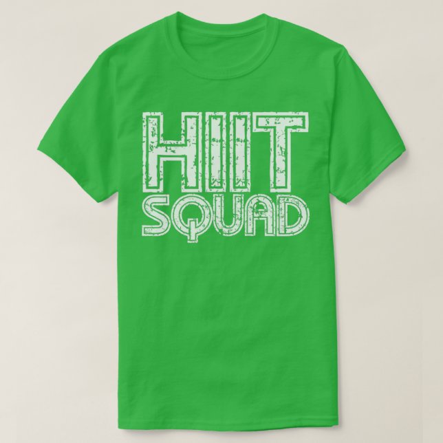 Camiseta HIT Squad White Ink (Diseño del anverso)