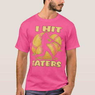 Camiseta HIT TATERS Baseball Softball Home Run Dinger Fun