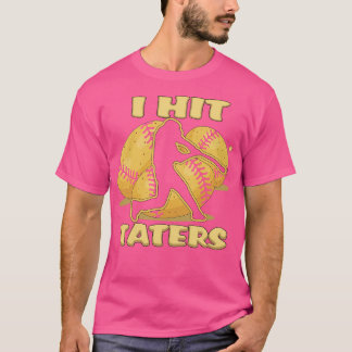 Camiseta HIT TATERS Baseball Softball Home Run Dinger Fun