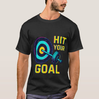 Camiseta Hit Your Goal – Camiseta de Fitness Motiv