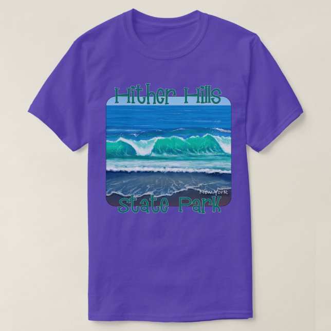 Camiseta Hither Hills State Park Nueva York (Diseño del anverso)