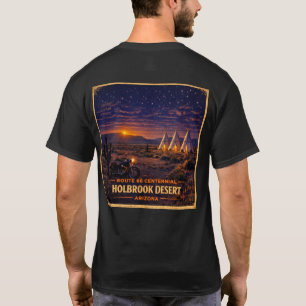 Camiseta Hito Histórico de la Madre Carretera en el Crepúsc