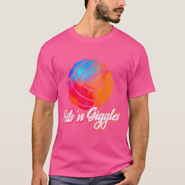 Camiseta Hits 'N Giggles Volleyball Player Women Volleyball (Anverso)