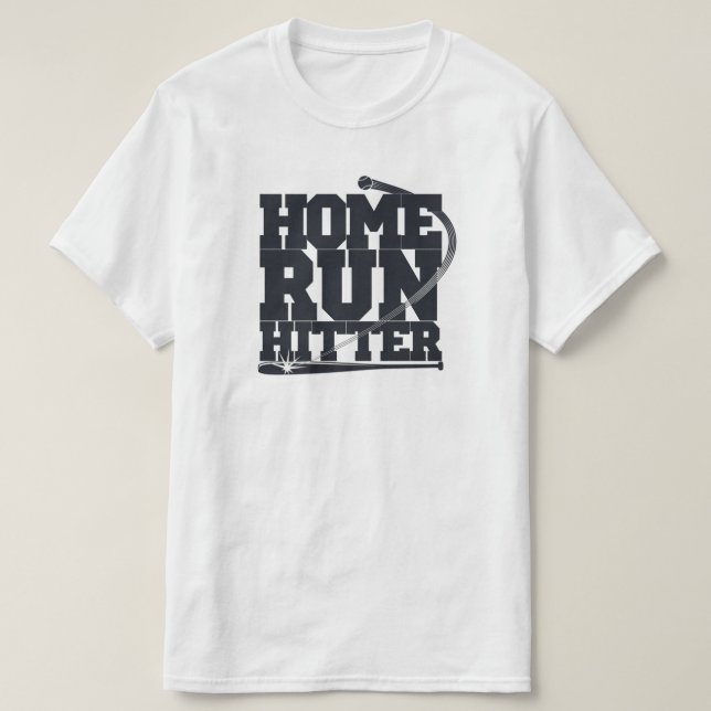 Camiseta hitter de carreras caseras, béisbol (Diseño del anverso)
