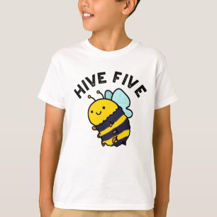 Camiseta Hive Five Funny High Five Bee Pun