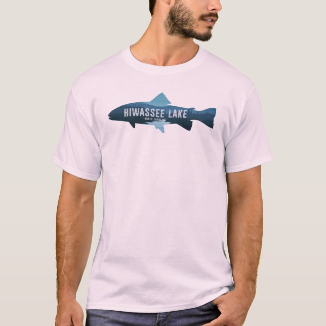 Camiseta Hiwassee Lake North Carolina Fish (Anverso)