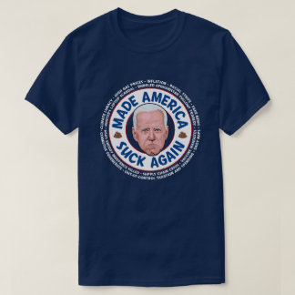 Camiseta Hizo a Estados Unidos Suck De Nuevo Joe Biden Dark
