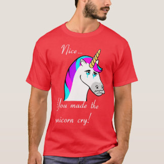 Camiseta Hizo el grito de unicornio