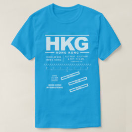 Camiseta HKG del Aeropuerto Internacional de Hong