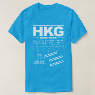 Camiseta HKG del Aeropuerto Internacional de Hong