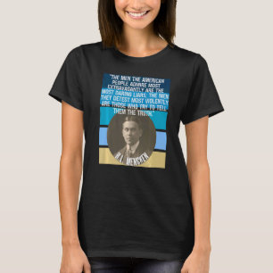 Camiseta HL Mencken cita a norteamericanos que admiran el L
