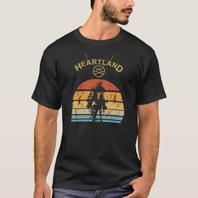 Camiseta HL Ranch Heartland Heartland ranch Sunset heartlan (Anverso)