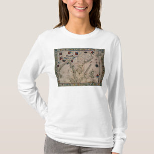 Camiseta HM 41 el Extremo Oriente, de un atlas portolan