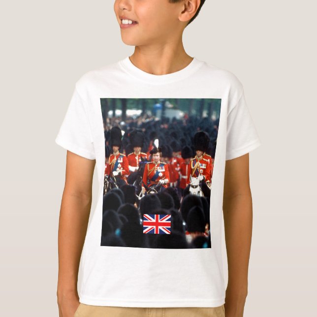 Camiseta HM La Reina Isabel II Príncipe Felipe Londres (Anverso)