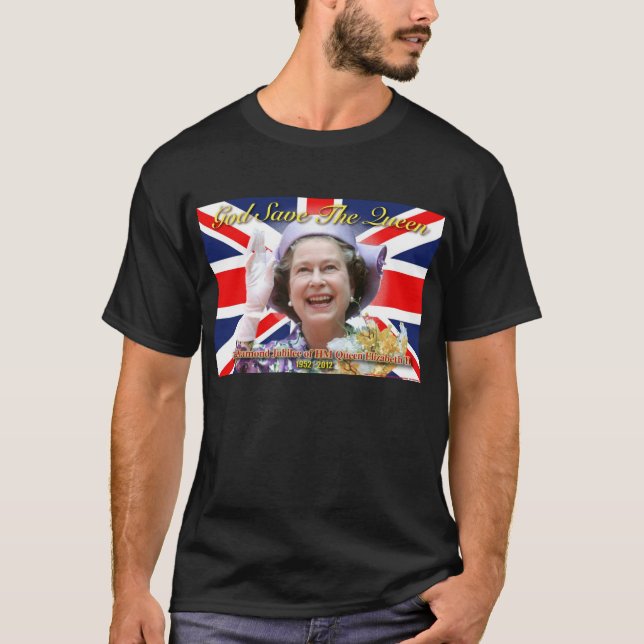 Camiseta HM Queen Elizabeth II Diamond Jubilee (Anverso)