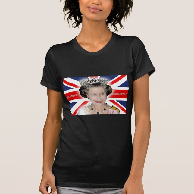 Camiseta HM Queen Elizabeth II - Foto pro (Anverso)