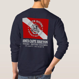 Camiseta HMCS Cabo Bretón (mejores restos de naufragio)