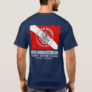 Camiseta HMCS Saskatchewan (mejores restos de naufragio)