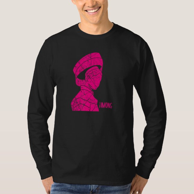 Camiseta Hmong Miao Hmoob Girl Woman Princess Strong_2 (Anverso)