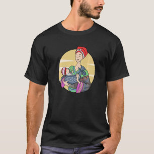 Camiseta Hmong Miao Orgullo Madre Tradicional Hmoob Et