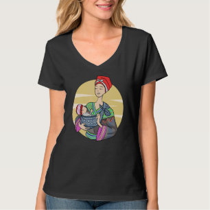 Camiseta Hmong Miao Orgullo Madre Tradicional Hmoob Et