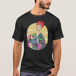Camiseta Hmong Miao Orgullo Madre Tradicional Hmoob Et