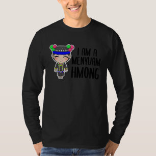 Camiseta Hmong Miao Orgullosa Mujer Chica Tradicional Hmoob