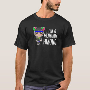 Camiseta Hmong Miao Orgullosa Mujer Chica Tradicional Hmoob