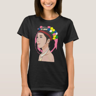 Camiseta Hmong Miao Orgullosa Mujer Chica Tradicional Hmoob