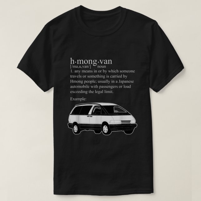 Camiseta Hmong Van T Shirt (Diseño del anverso)