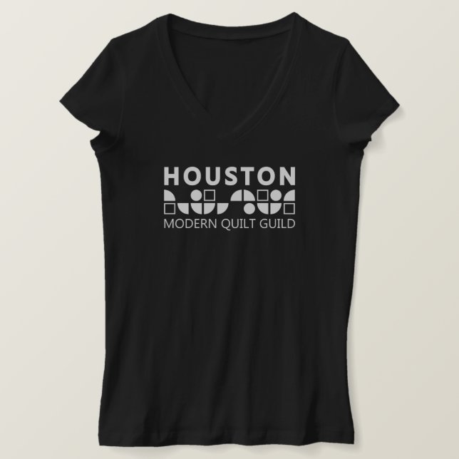 Camiseta HMQG Negro V Cuello (Anverso del diseño)
