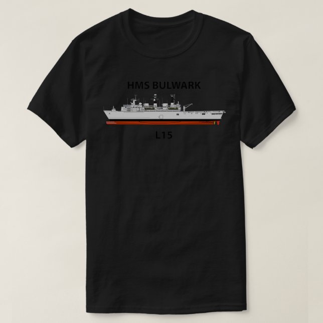 CAMISETA HMS BULWARK L15 (Diseño del anverso)