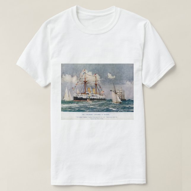 Camiseta HMS inflexible ironclad Battleship 1876 (Diseño del anverso)