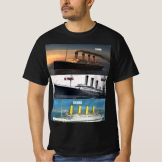 Camiseta hms titanic y sus barcos hermanos