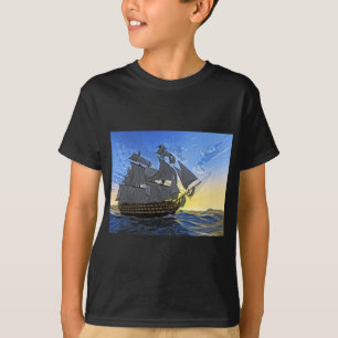 Camiseta HMS Victory en el amanecer