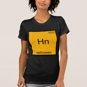 Camiseta Hn - Elemento Divertido de Halloween Meme Química 