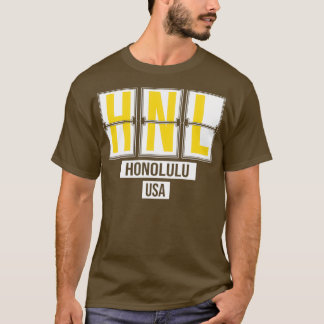 Camiseta HNL Honolulu Hawaii Código del Aeropuerto de Souve