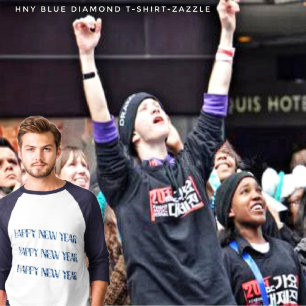 Camiseta HNY-Blue Diamond