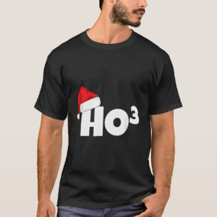 Camiseta Ho-3 Cubed Ho-Ho-Ho Math Teacher Ho3
