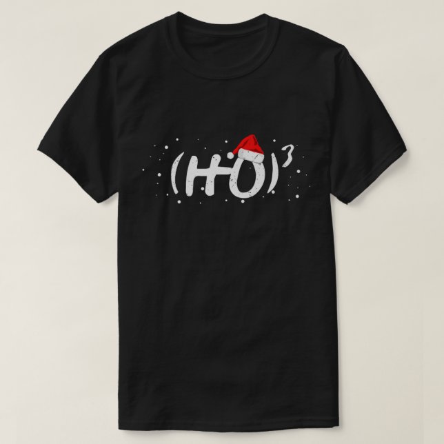 Camiseta Ho 3 Navidades Math Teachers Students Funny Santa  (Diseño del anverso)